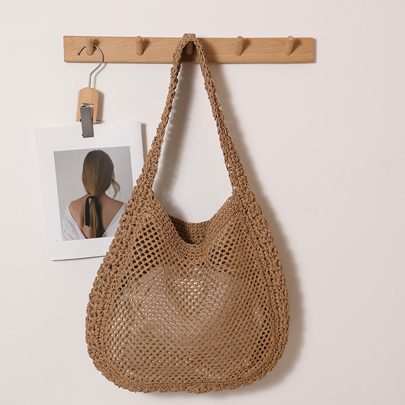 Hand-knotted net tote bag Kalsten