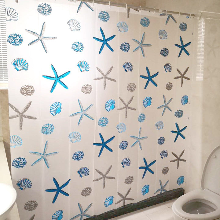 Coastal-Inspired Shower Curtain Kalsten