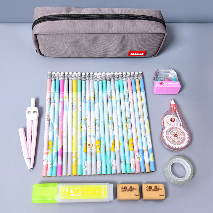 Multi-Compartment Zippered Pencil Pouch kalsten
