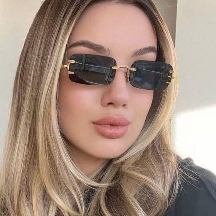 Ladies square sunglasses with high-quality metal frame Kalsten