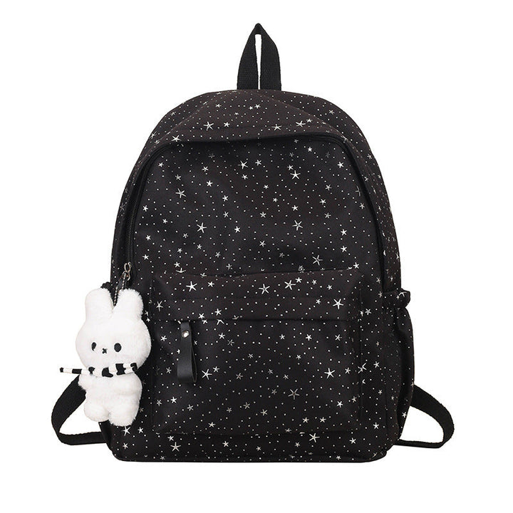 Girls' Star Patterned School Backpack Kalsten