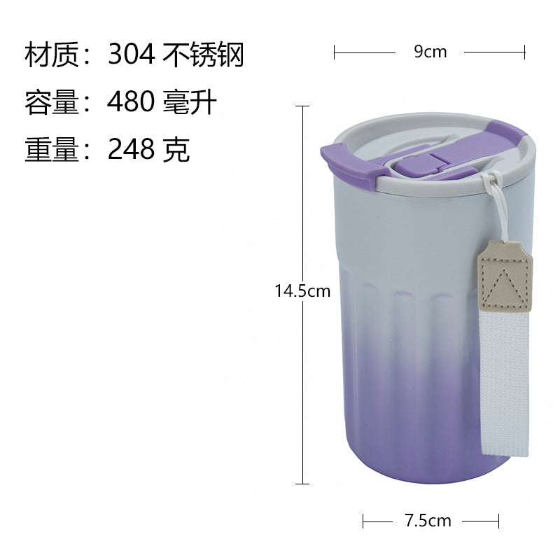Women Insulated To-Go Cup with Flexible Drinking Opening Kalsten