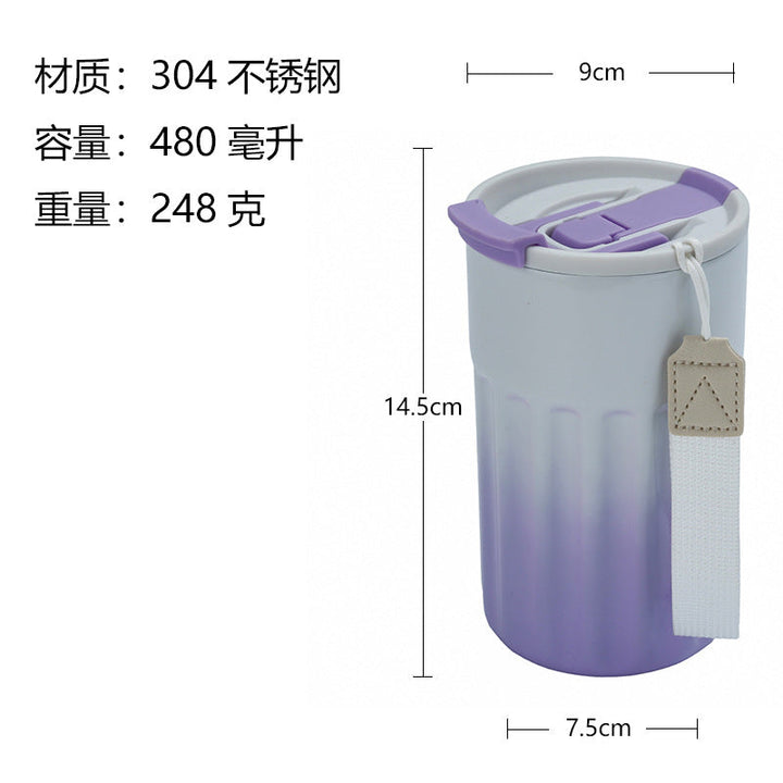 Women Insulated To-Go Cup with Flexible Drinking Opening Kalsten