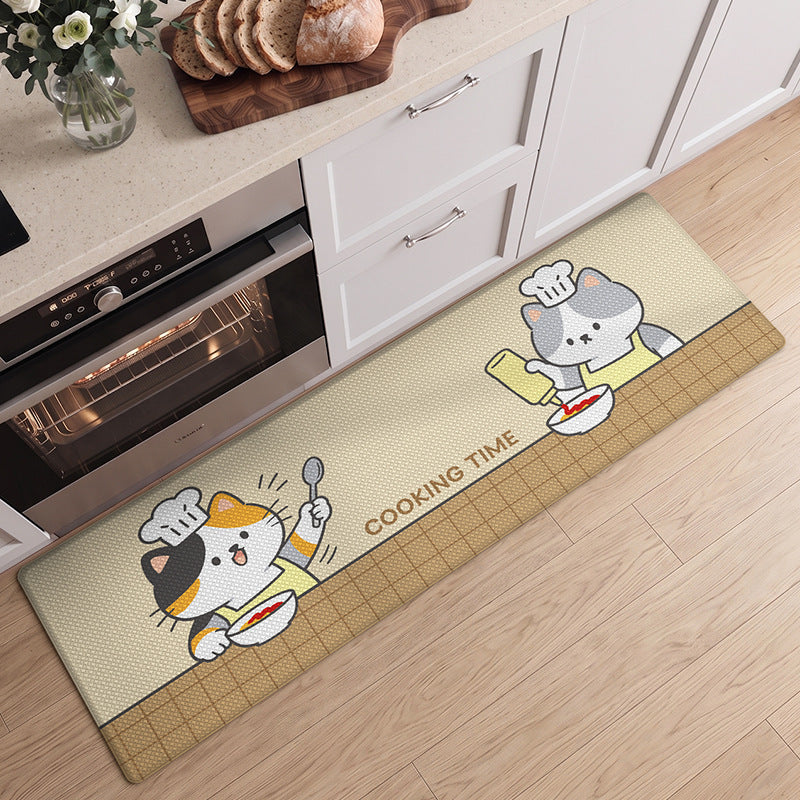 Anti-Fatigue Panda-Themed Kitchen Runner Mat Kalsten