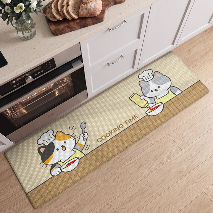 Anti-Fatigue Panda-Themed Kitchen Runner Mat Kalsten