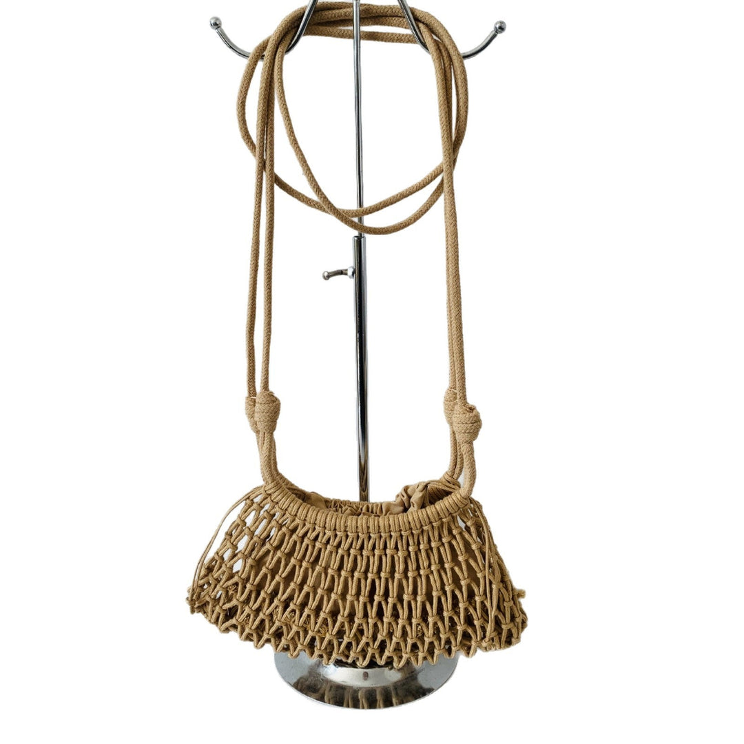 Hand-knotted tote bag with adjustable shoulder strap Kalsten