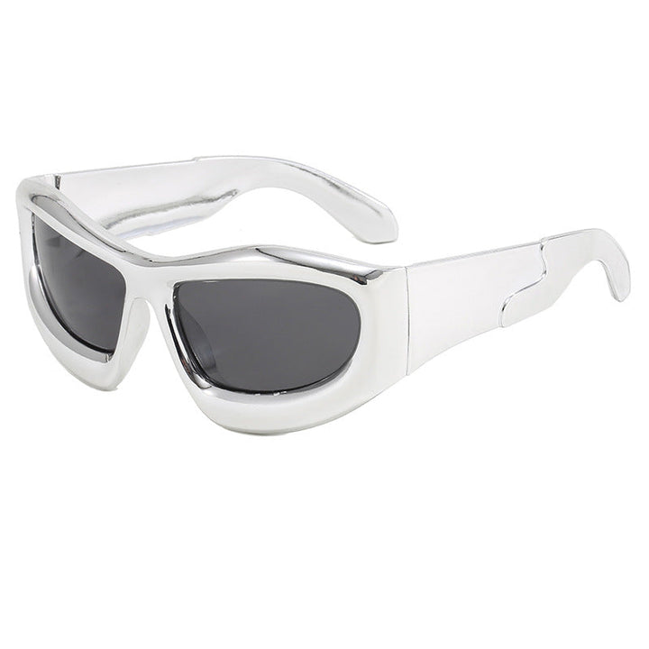 Women's Sporty Sunglasses with Robust, Geometric Frame Design Kalsten