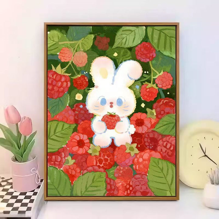 Cute Bunny-Themed Canvas Wall Art Kalsten