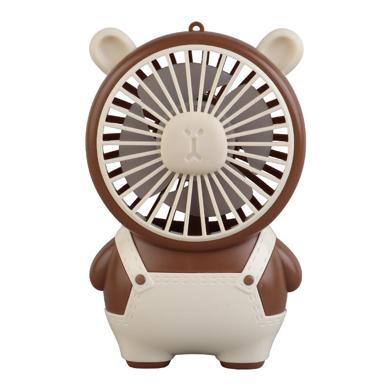 Women's Portable Mini Hand Fan with Animal Ears and USB Charging Function Kalsten