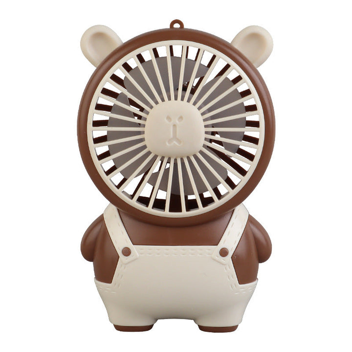 Women's Portable Mini Hand Fan with Animal Ears and USB Charging Function Kalsten