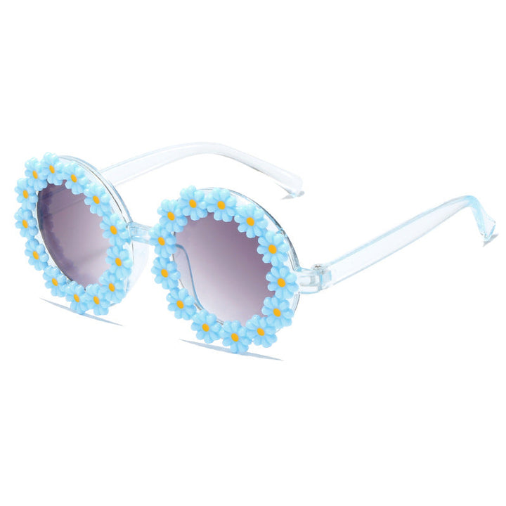 Women stylish sunglasses with floral applications Kalsten