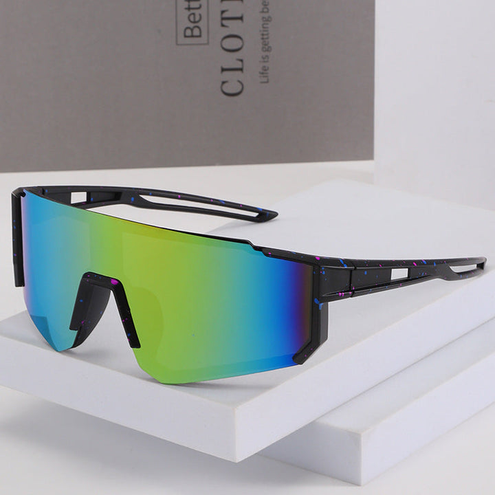 Men's Futuristic Oversized Shield Sunglasses Kalsten