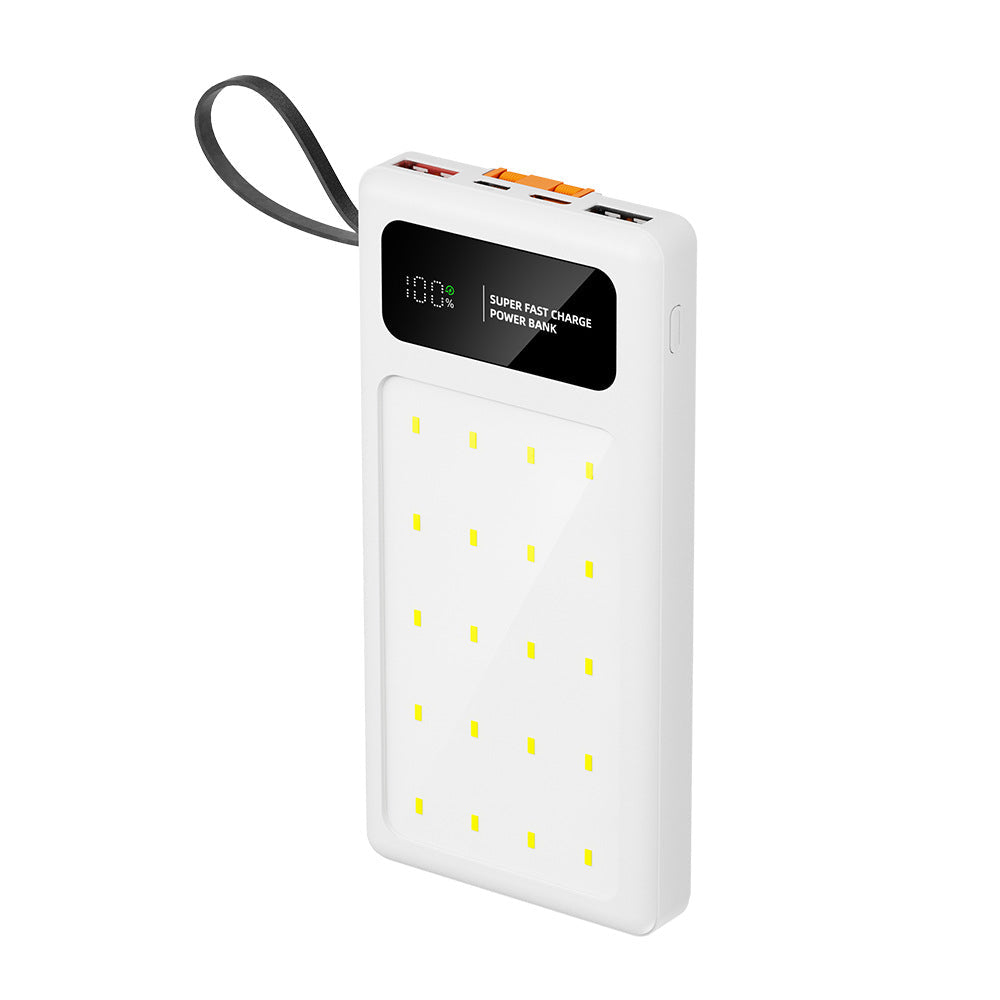 Wearable power bank with super fast charging function and digital charge level display Kalsten