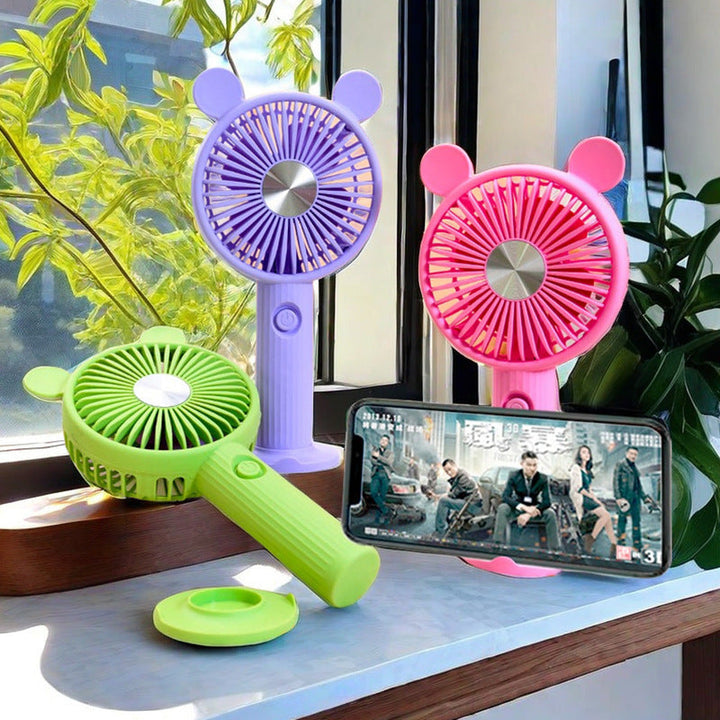 Women's Portable Mini Fan in Cute Animal Design Kalsten