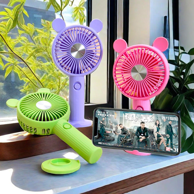 Women's Portable Mini Fan with Animal Ears Kalsten