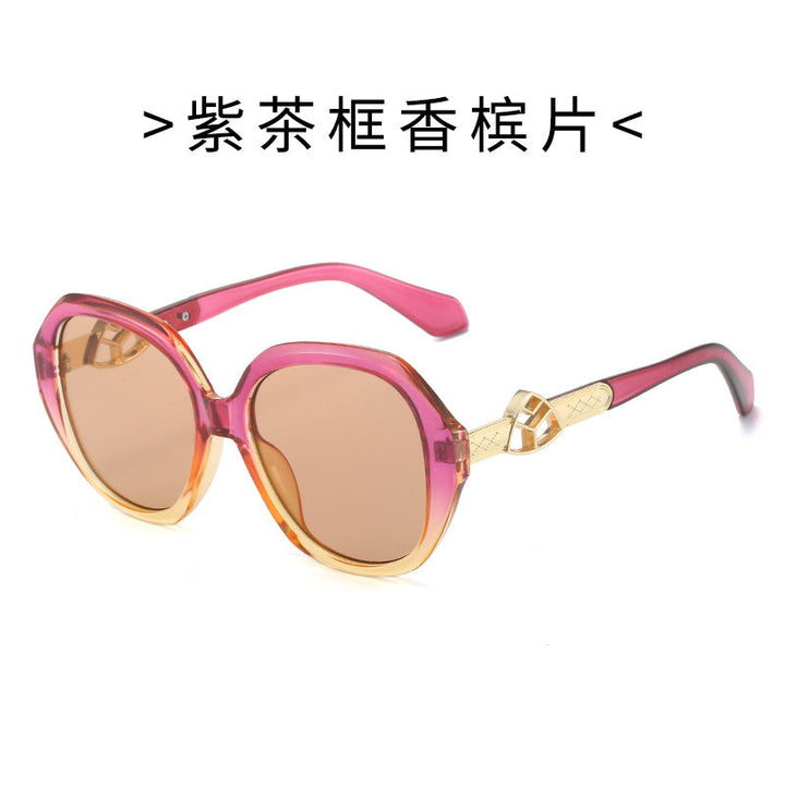 Women's Oversized Sunglasses with Golden Accents Kalsten