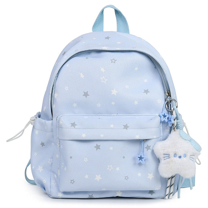 Starry Patterned Plush Backpack kalsten