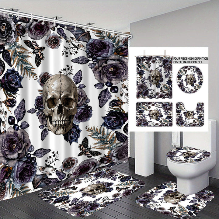 Artistic Skull Bathroom Décor Set Kalsten