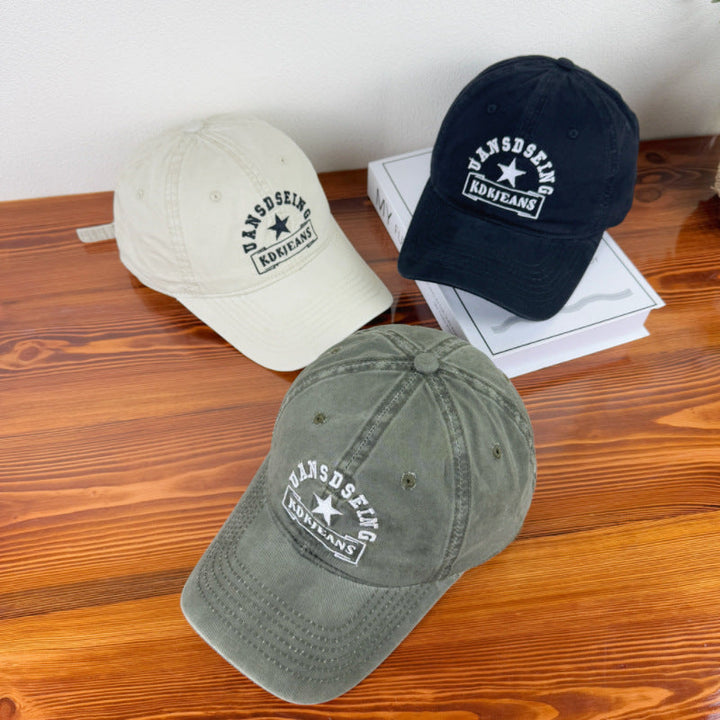 Men's Distressed Vintage Style Baseball Cap Kalsten