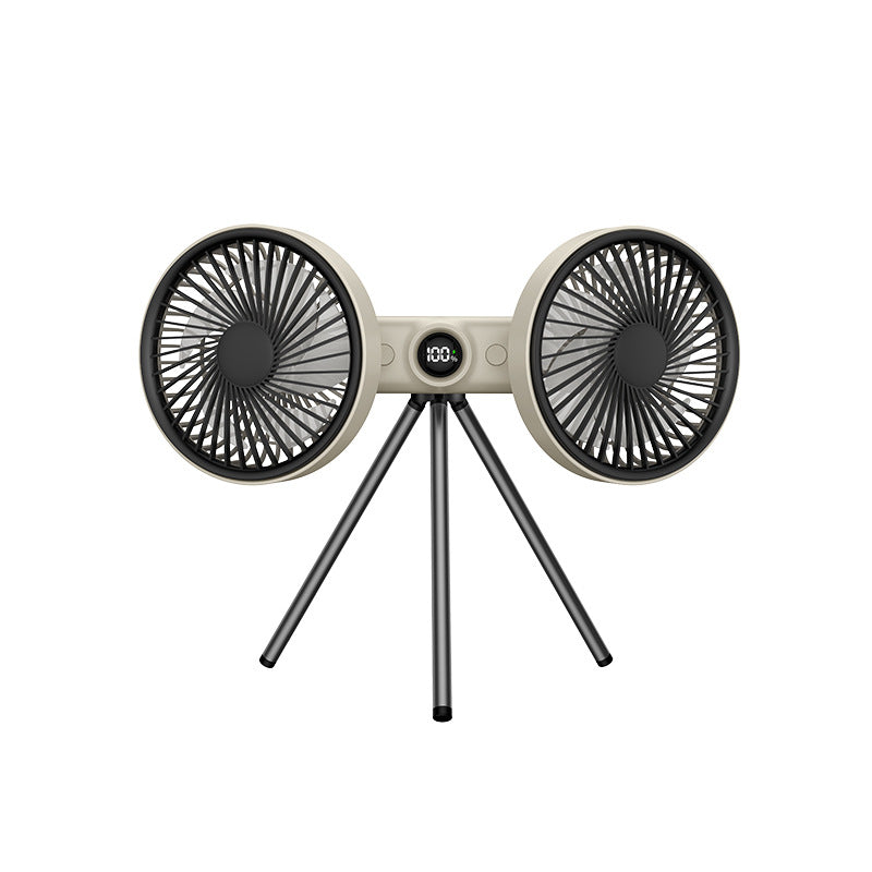 Women's standing fan with dual fan heads and digital control Kalsten