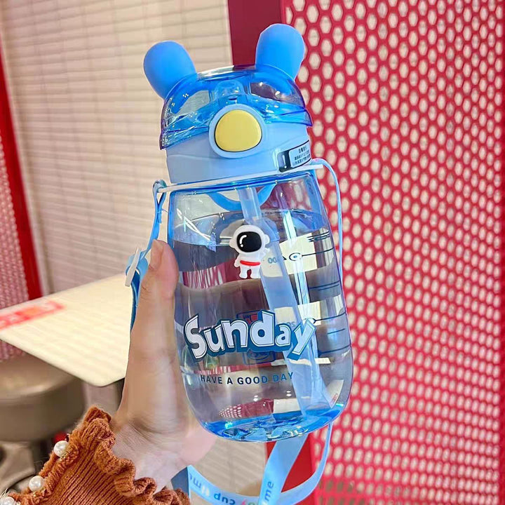 Ladies Animal-Friendly Water Bottle with Practical Straw Kalsten