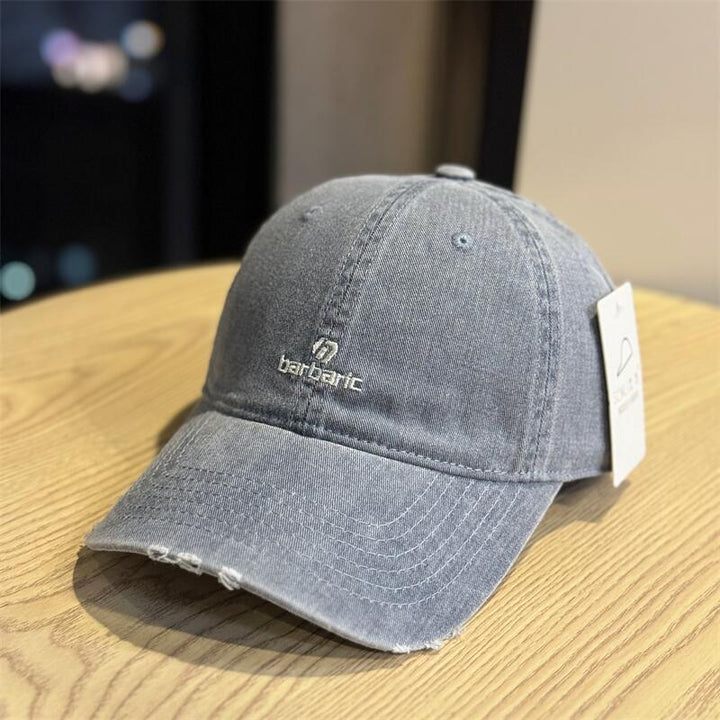 Men's Distressed Cotton Twill Baseball Cap Kalsten