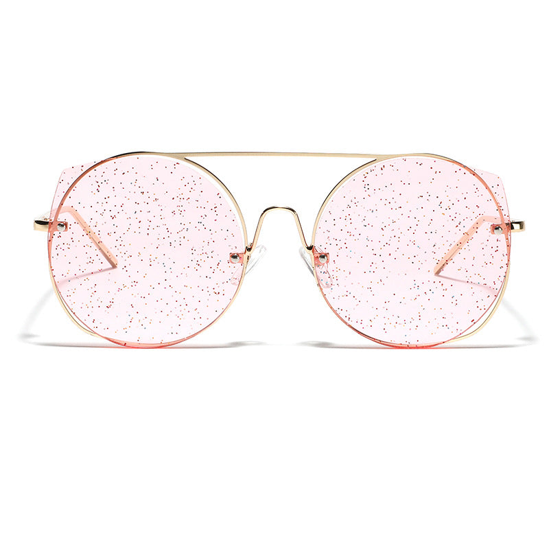 Women oversized sunglasses with glittering lenses Kalsten