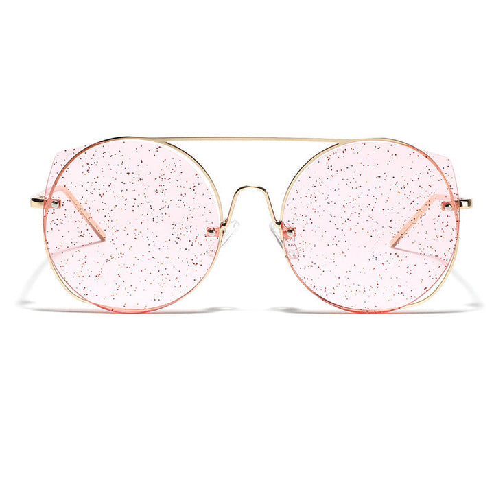 Women oversized sunglasses with glittering lenses Kalsten