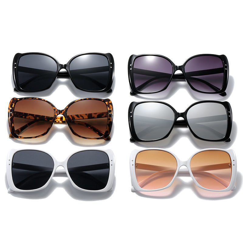 Women oversized sunglasses with brown gradient Kalsten