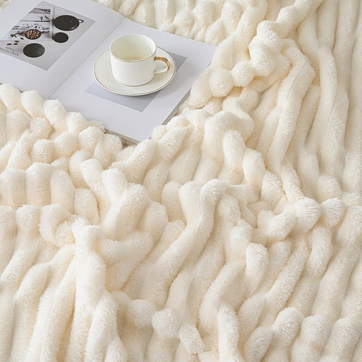 Women Luxury Fleece Blanket Kalsten
