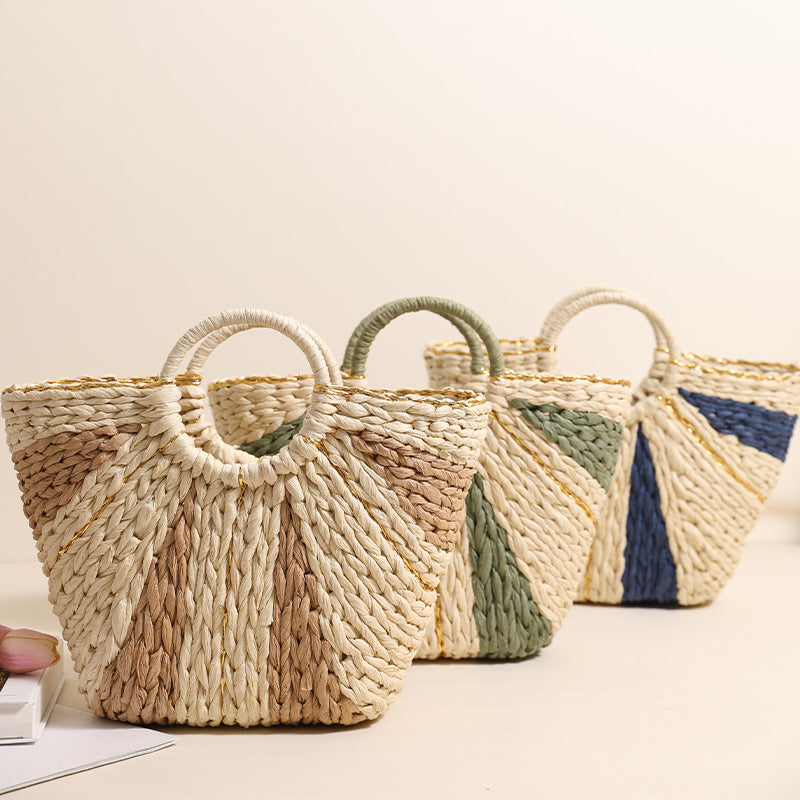 Handcrafted basket bag in modern design Kalsten