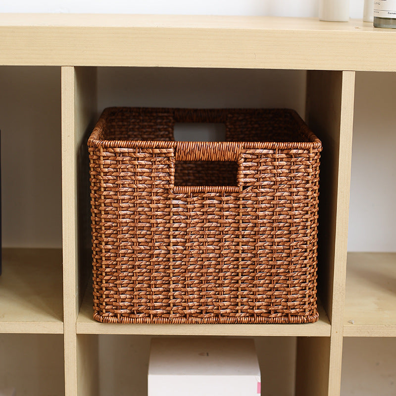 Unisex Braided Storage Basket with Practical Handles Kalsten