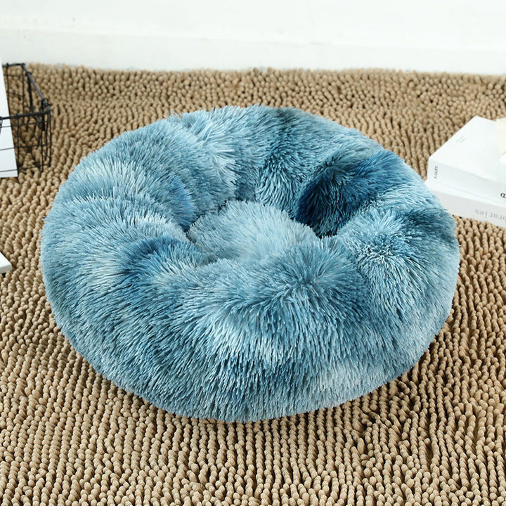Women Round Plush Pet Bed Kalsten