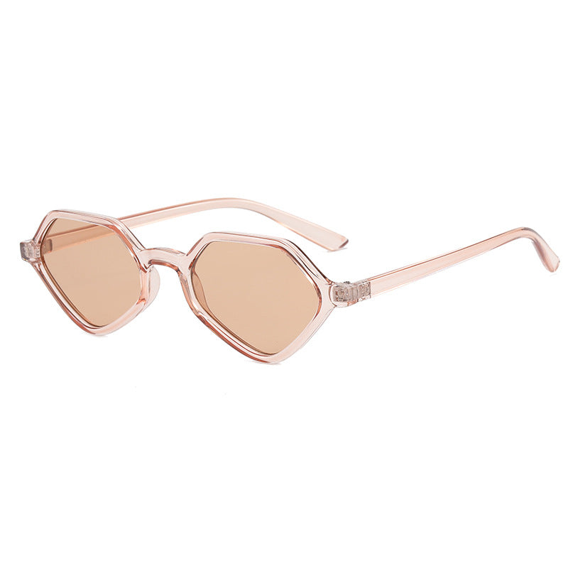 Women's Geometric Design Sunglasses with Mirrored Lenses Kalsten