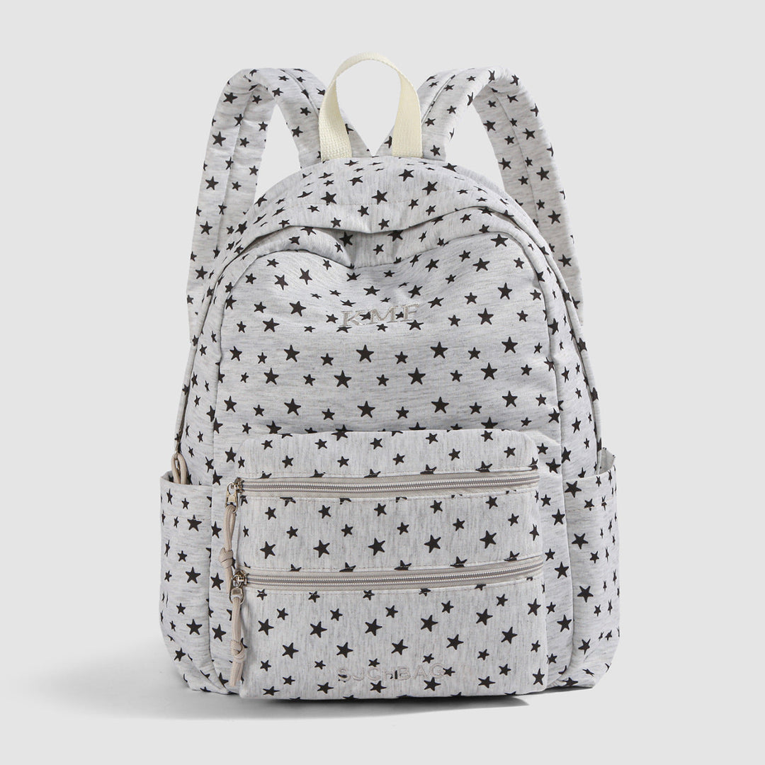 Backpack with Stylish Star Design and Versatile Compartments Kalsten