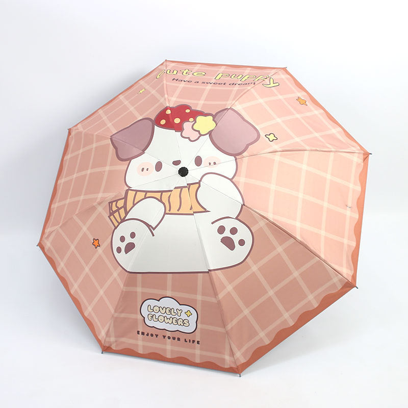 Women's Kawaii Folding Umbrella Kalsten