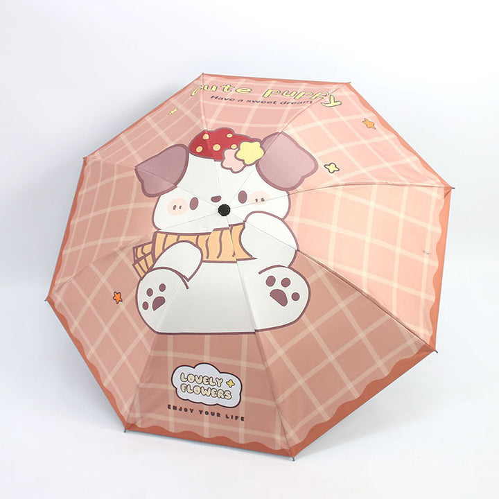 Women's Kawaii Folding Umbrella Kalsten
