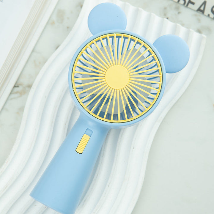Portable Deer-Themed Handheld Cooling Fan Kalsten