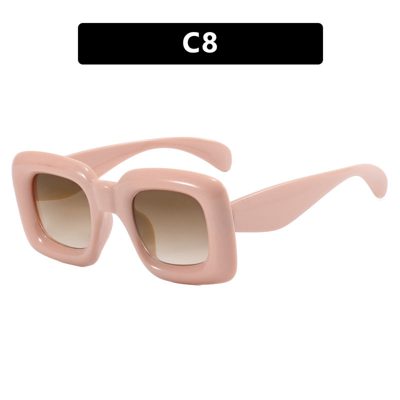 Women stylish square sunglasses with wide frame Kalsten