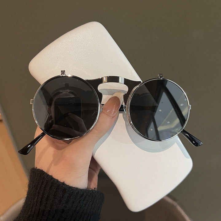 Ladies Round Designer Sunglasses with Innovative Frame Kalsten