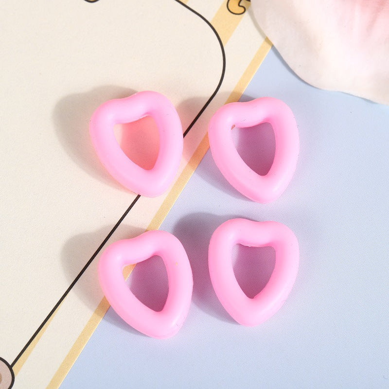 Heart-Shaped Rubber Accessories Kalsten