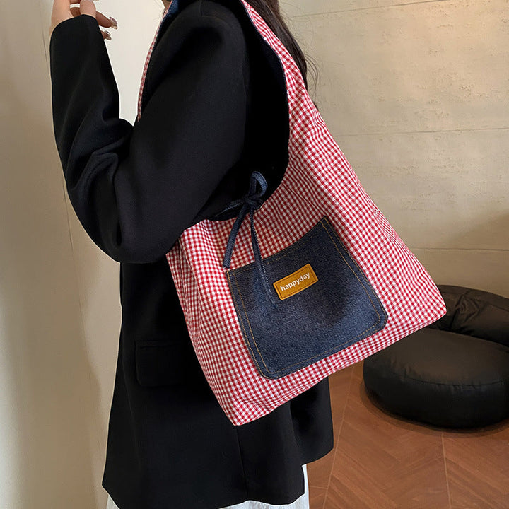 Trendy Denim Shoulder Bag Kalsten