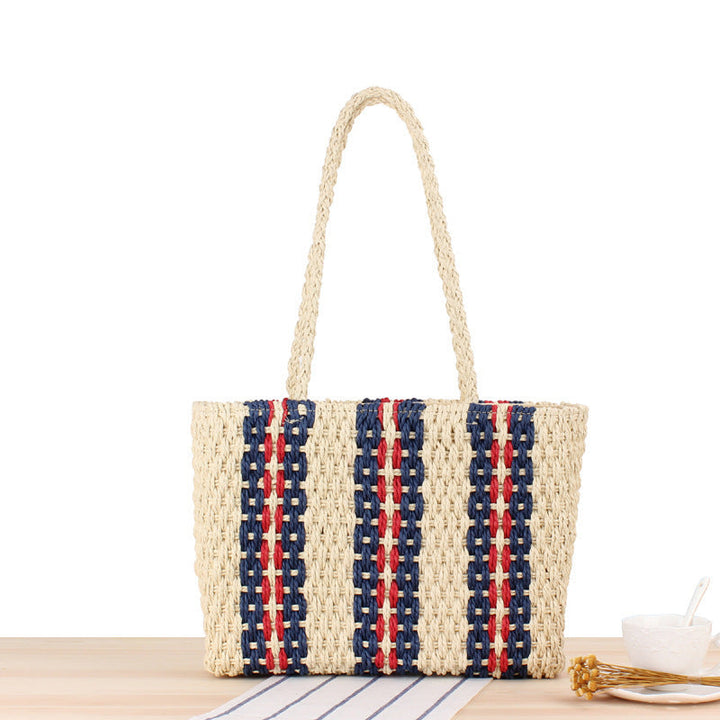 Beach bag in elegant woven style Kalsten