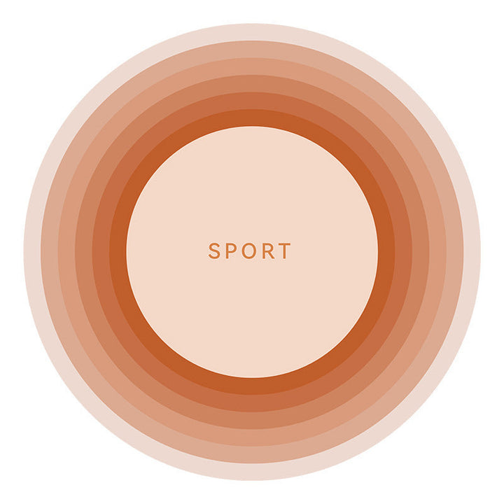 Abstract Sports-Themed Area Mat Kalsten