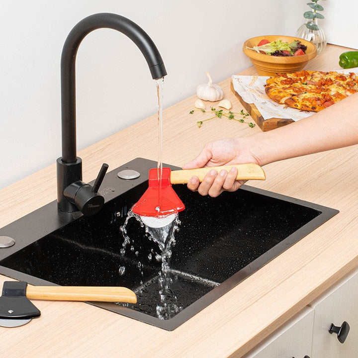 Pizza cutter with ergonomic wooden handle Kalsten
