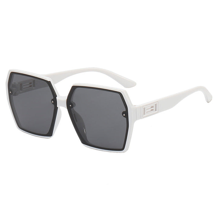 Women's Geometric Oversized Sunglasses with Modern Frame Kalsten