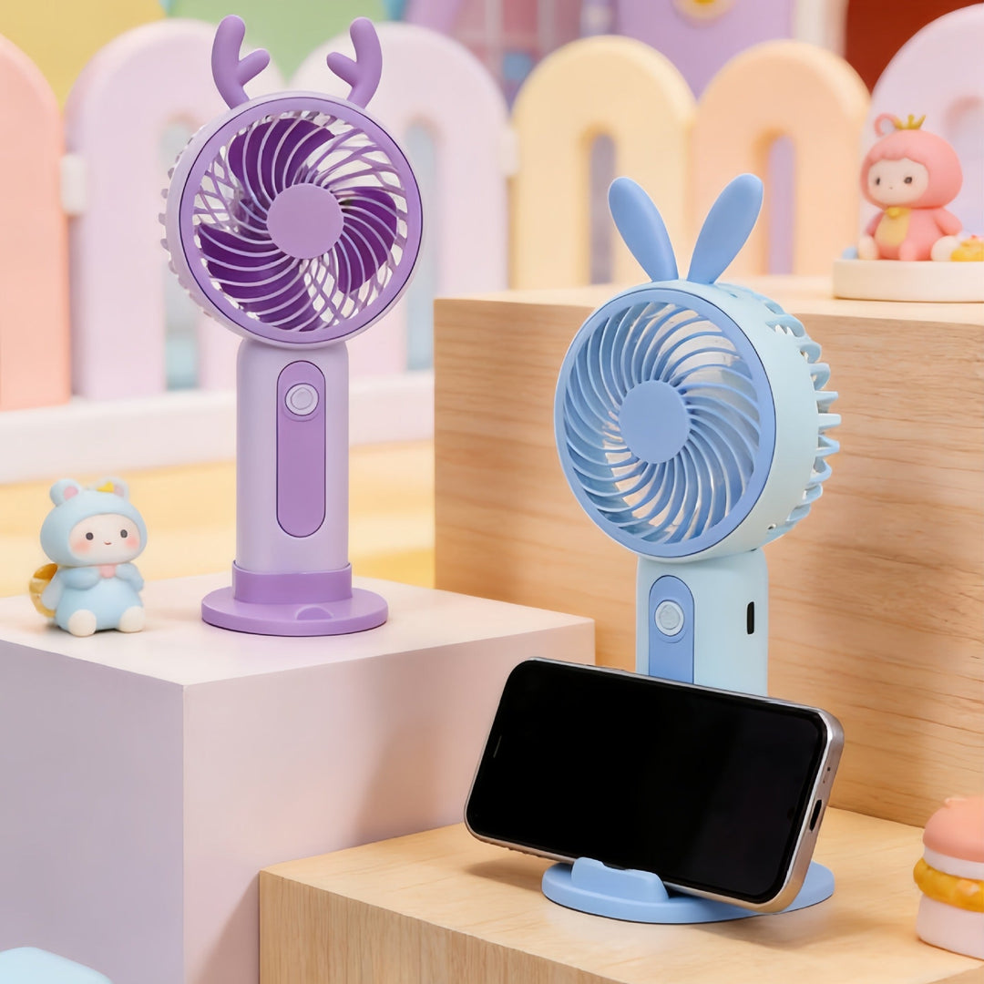Ladies Hand Fan with Cute Animal Design Kalsten