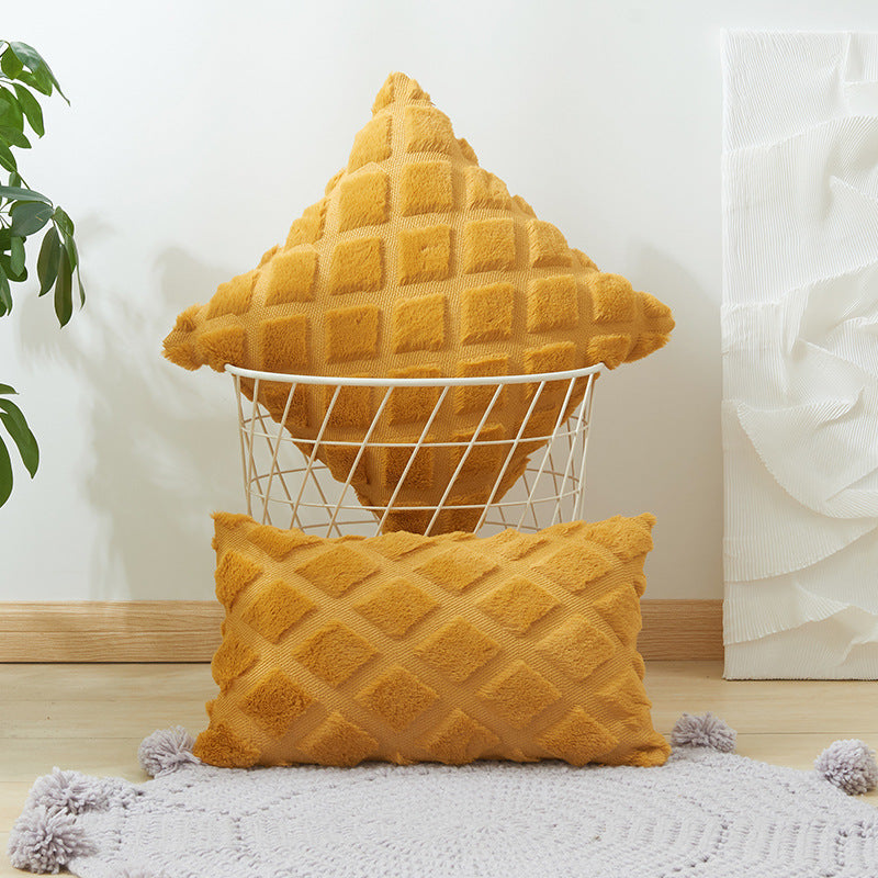 Cozy Textured Throw Pillow