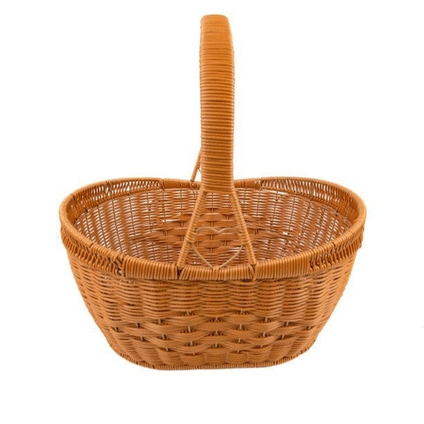 Ladies Handmade Rattan Shopping Basket Kalsten