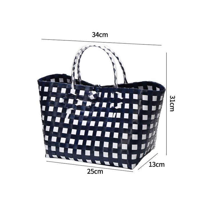 Large Capacity Woven Shopping Tote Kalsten